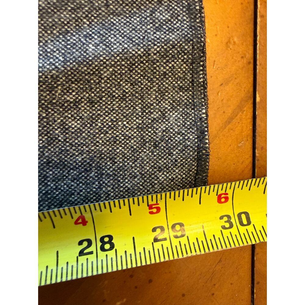 Max Mara Wool Cashmere Tailored Straight Leg Tweed Pants Gray Size 10 - Picture 9 of 9